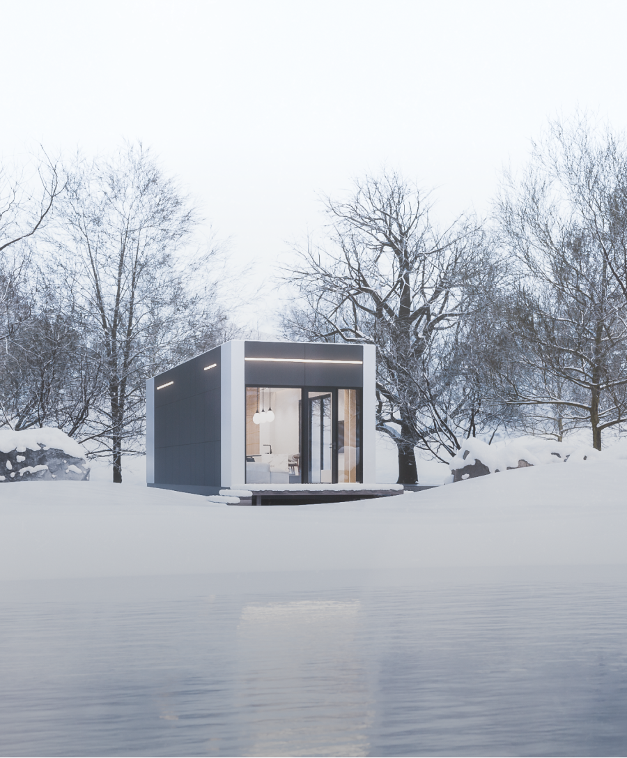 New modular home or garden laneway suite construction powered by Voice-AI Assistant built by StrongFroce.AI for Ontario, Toronto, Ottawa - Smart, Portable, Combinable, Stackabl