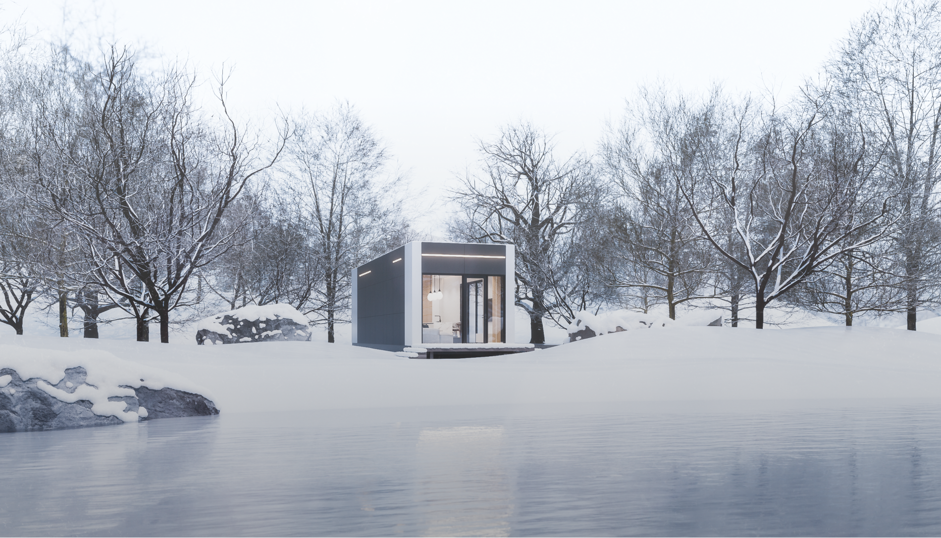 New modular home or garden laneway suite construction powered by Voice-AI Assistant built by StrongFroce.AI for Ontario, Toronto, Ottawa - Smart, Portable, Combinable, Stackabl